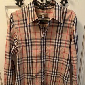 Burberry Plaid Button-Up